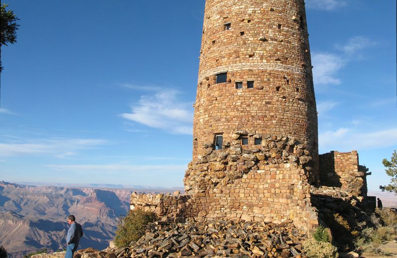 Desert View Watchtower on the Grand Canyon South Rim