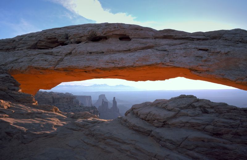 Mesa Arch at sunrise, Island in the Sky, Canyonlands National Park